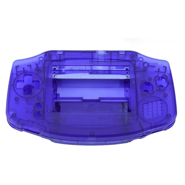 Ersättningshölje för GBA Transparent Blå
