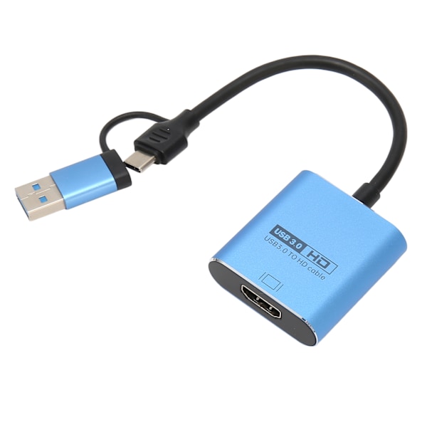 USB till HD Multimedia Interface Adapter Inbyggd Flash-drivrutin USB 3.0 för Windows 10 11 7 8 för OS X 10.14