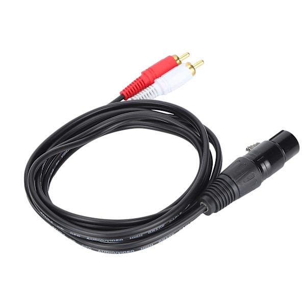 JORINDO XLR Hona till Dubbel RCA Kabel Y Splitter Patch Kabel XLR till RCA Mikrofonanslutningssladd
