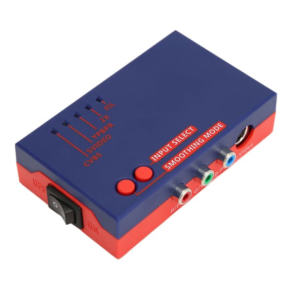 För RetroScaler2x Konverter A V till HD Multimedia Interface Kompatibel med RetroScaler2x Line Multiplier Blå