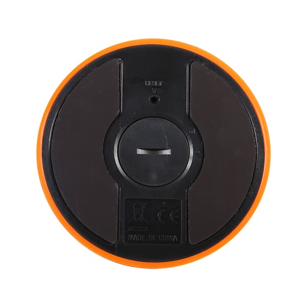 Rund LCD Digital Kökstimer Magnetisk Nedräkning Upp Klocka Alarm Påminnelse (Orange)