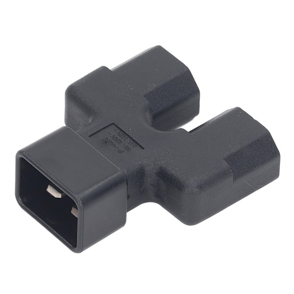 IEC320 C20 till Dubbel IEC320 C21 Strömadapter C20 Hane till Dubbel C21 Hona 1 in 2 Ut AC Strömadapter för PDU Server 125V?250V