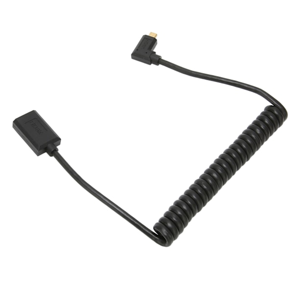 HD Multimedia Interface-kabel Micro till Hona UHD 8K 60Hz 4K 120Hz 48Gbps Spiral HD Videokabel för Kamera Surfplatta