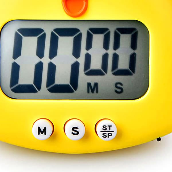 Djurtimer Student Magnetisk Digital 100 Minuters Nedräkningstimer Med Batteri för Kök Söt Kyckling