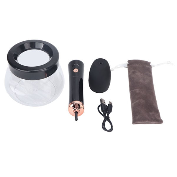 Elektrisk borstrengöringsmaskin Automatisk torkning 3 växlar USB Uppladdningsbar sminkborstrengörare