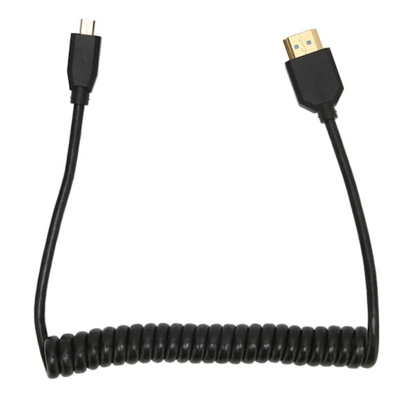 HD Multimedia Interface-kabel Fjäderinfällbar A Hane till D Hane 8K 60Hz Micro HD Multimedia Interface-kabel