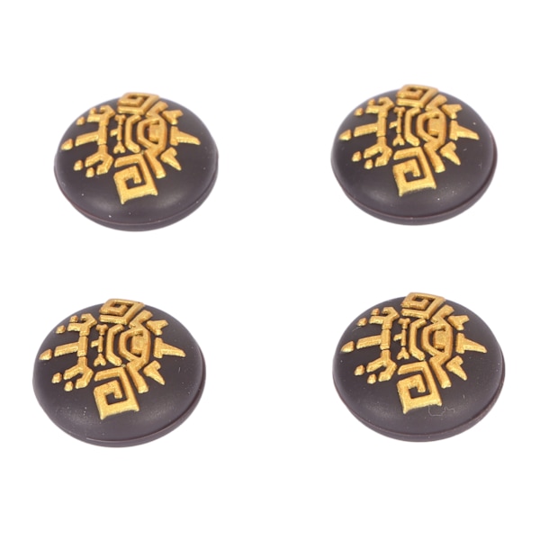 Joystick-skydd förhindrar glidning Skyddande dekorativ silikon tumgreppsskydd för Switch för Switch Lite 4 st