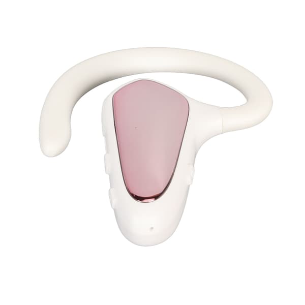 Trådlös Bluetooth-öronpropp Benledning Brusreducering Bluetooth 5.1 Ultralätt Affärsöronsnäcka Rosa