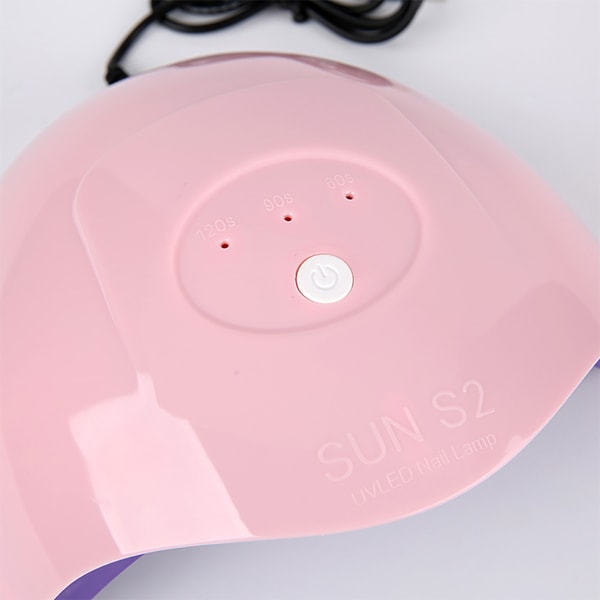 UV Nagellampa Professionell 12 LED-ljuspärlor Timer Konst Gel Polish Tork för Hem Skola Kontor