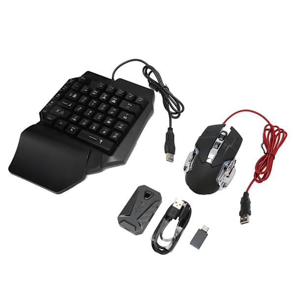 Videospeltangentbord och muskonverterare RGB-tangentbord och musadapter för PS5 PS4 PS3 för Xbox One X S för Switch