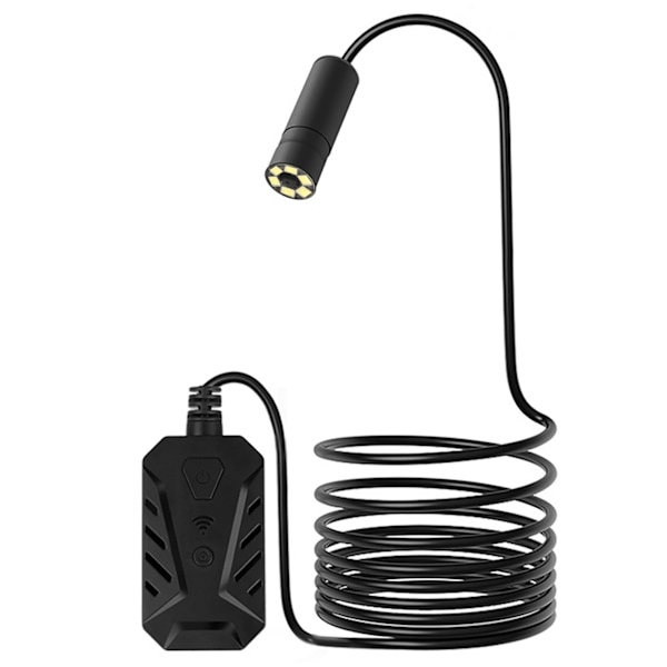 Ultra Clear WiFi Autofokus 5MP Mobiltelefon Endoskop med Vattentätt Objektiv för IOS Android