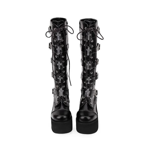 Kvinnor Motorcykel Punk Boots 5 / A