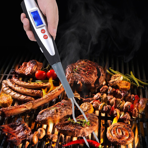 LED Elektronisk Digital Display BBQ Grill Kötttermometer Kök Matlagning Mat Termometer