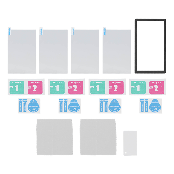 4-pack Skärmskydd för Spelkonsol, Fingeravtrycksresistent, Professionellt Härdat Glas för Switch OLED-Huvudenhet
