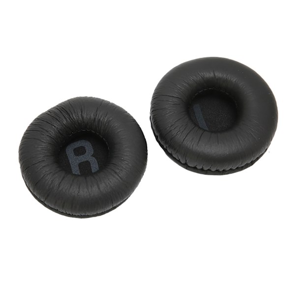 Ersättningsöronkuddar Proteinläder Memory Foam Ljudisolerande Öronkuddar för T450 T450bt Tune600 T500bt Svart