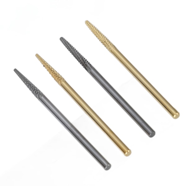 4st Nagelkonst Borrbitar Set Ta Bort Lim Volframstål Universal Polering Slipning