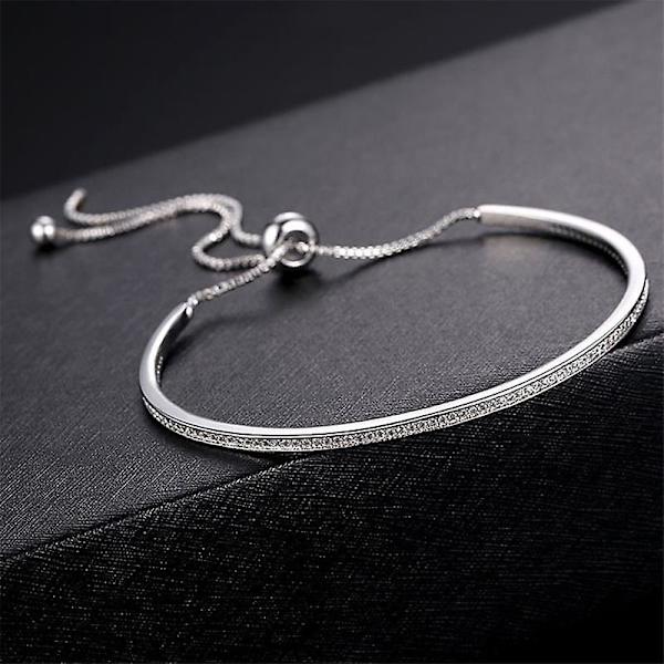 925 Sterling Silver Tennis Armband Dam Armband S5450