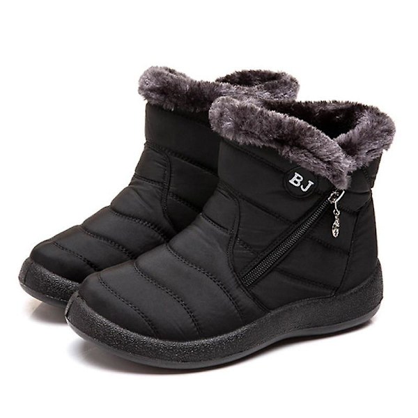 Damplysch varm ankelstövel M407-Black 8