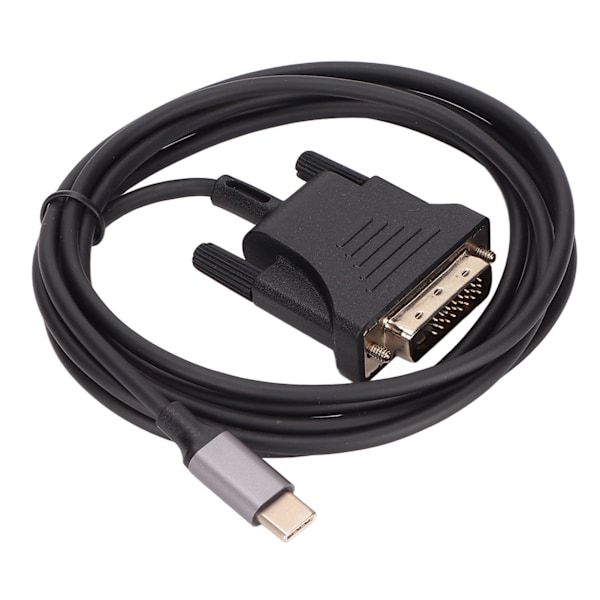 USB C 3.1 till DVI-kabel 190cm/74.8in Klar Stabil Typ C till DVI-kabeladapter för MacBook TV Smartphone