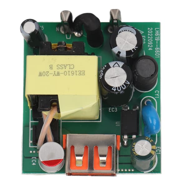 USB-laddarmodul QC3.0 Multipel Skydd DIY Strömadapter Kretskort för Mobiltelefon 100?240V