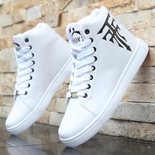 High Top Sneakers Herr Casual Skor white 6.5