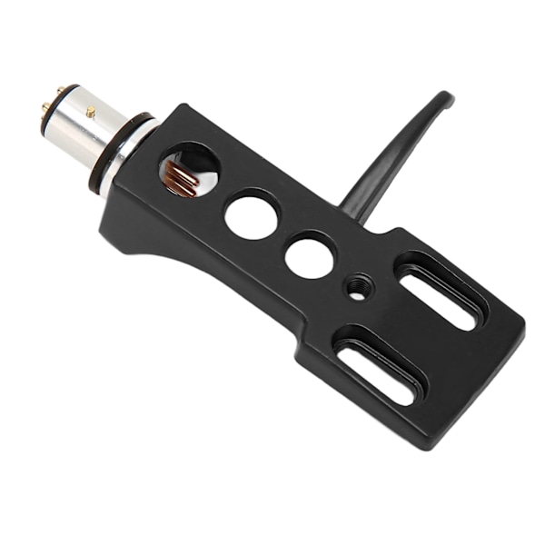Skivspel Patron Headshell Aluminiumlegering Hög Hållfasthet LP Vinyl Stylus Nålhållare för Diverse Phono Svart