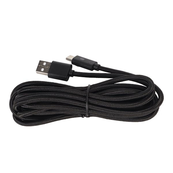 Laddningskabel för Xbox Series Nylonflätad Snabbladdning USB Typ C Laddningskabel med LED-indikator för PS5 3m