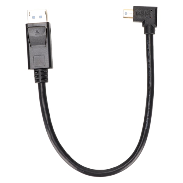 DP till Minidp Adapter Multifunktion Stöder 8K 60Hz 4K144Hz Dubbelriktad Överföring Mini DisplayPort Adapter Höger Böj