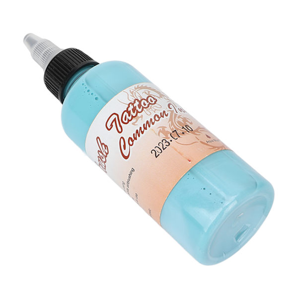 Kroppsfärg Matt DIY Smink Festival Temporär Tatuering Ansiktsfärg för Scenframträdande 100ml Aqua Blå