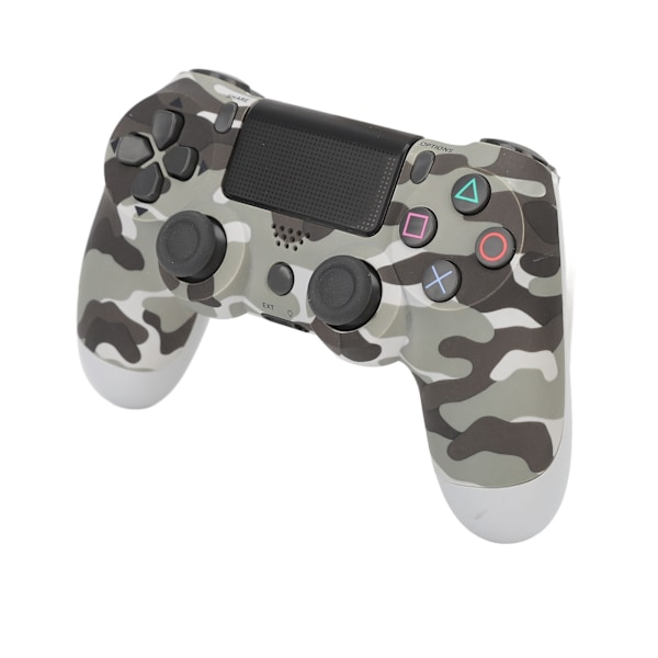 Spelkontroll Dual Vibration Känslig Trådlös Kontroll Gamepad för PS4 Slim Pro för PS5 Kamouflage Grå