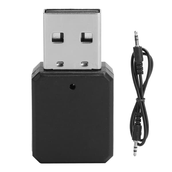 Bluetooth 5.1 USB-sändaradapter Trådlös ljudmottagare med 3,5 mm AUX-kabel