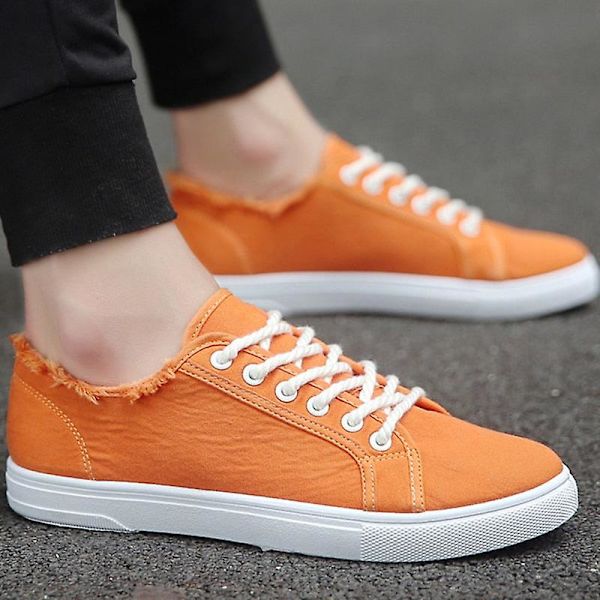 Män Vulkaniserat Mode Skola Sport Sneakers White CN41(insole25.5cm