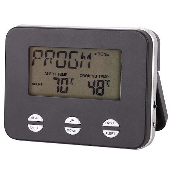 Digital mat- och köttermometer med timer och sond för hemmaköket