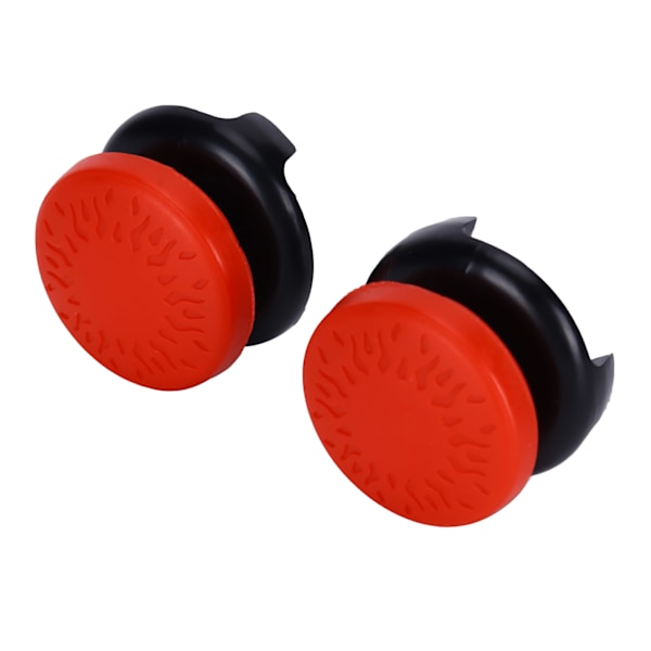 2 st Thumbstick Mjuka Silikonöverdrag Grepp Stick Joystick Controller Spelkontrollknappar för PS5 Röd