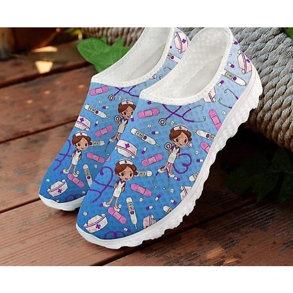 Sommar - Slip-on Gradient Skisstryck, Ballerinaskor Vårdskor (Set 2) 43 / HMEA073AA