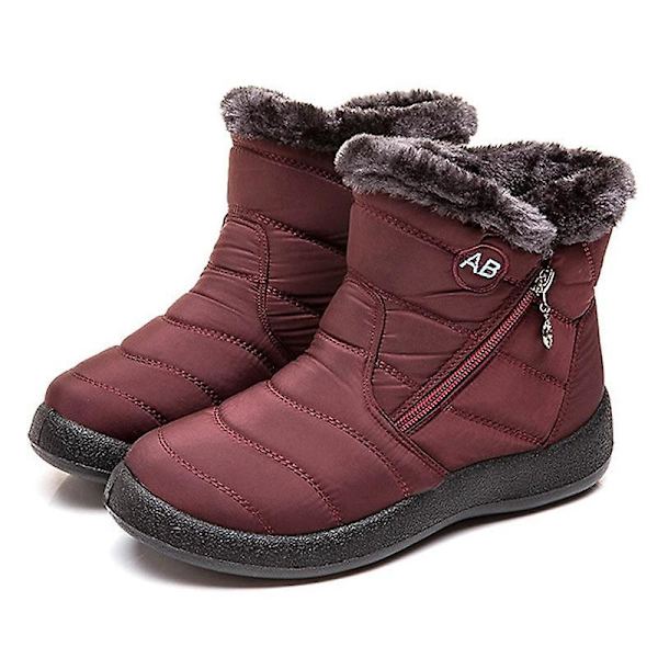 Damplysch varm ankelstövel K06red 7