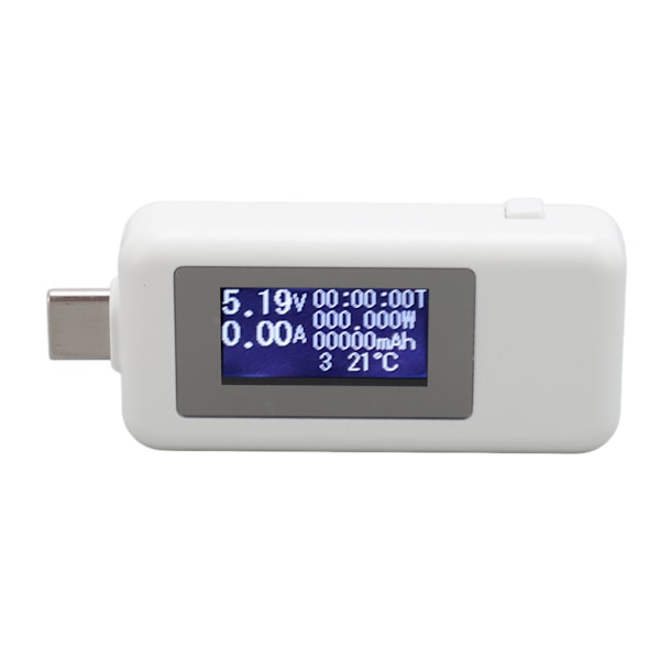 KWS 1802C Typ C Spännings- och Strömstyrkemätare 0?5.1A 4?30V 0?155W 0 till 99 Timmar USB C Digital Multimeter för Laboratorier