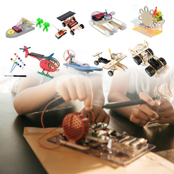 DIY Pussel Modell Vetenskap Experiment Utrustning Material Baby Utvecklingsleksaker