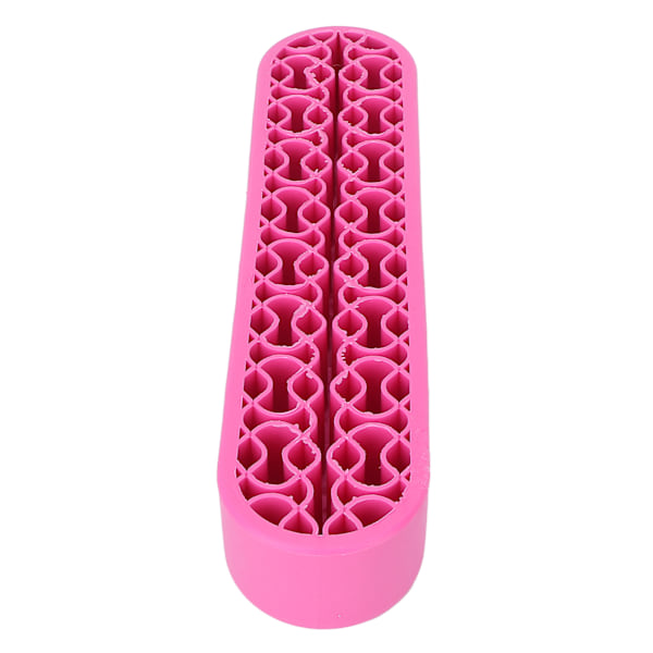 Sminkborsthållare i silikon, design med flera fack, stor kapacitet, mjuk, liten storlek, nagelpenna för hemmet