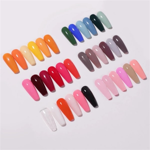 Nagelkonst Infiltrationspulver Set Dippande Glitter Kristall DIY Dekorativ