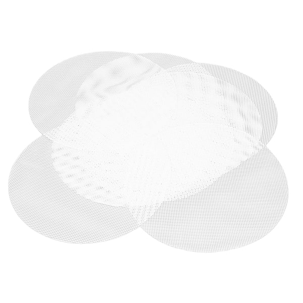 10 st Silikon Ångkokningsnät Matta Förhindrar Fastklistring Återanvändbara Klippbara Silikon Ångkokningsinsatser för Kök Restaurang 30cm/11.8in