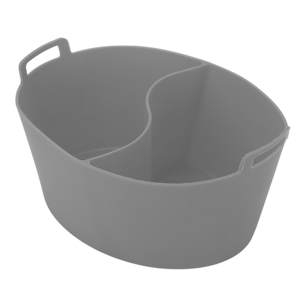 Långsamkokare Liner Livsmedelsgodkänd Silikon Läckagesäker Återanvändbar Värmebeständig Grytavdelare Liner Grå