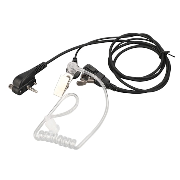 Akustiska rörhörlurar Transparent Strålningsreducering Bärbar Luft Akustiskt Rör Headset för Motorola Walkie Talkie 1 st