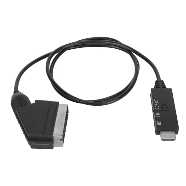 HD Multimedia Interface till Scart-kabel Stöd PAL NTSC HD till Scart-omvandlare Adapterkabel för TV VHS VCR DVD