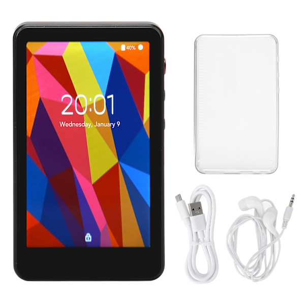 4,0 tum MP4-inspelare Full Touch HD-skärm Brusreducering Octa Core Bluetooth WiFi FM HiFi MP4-spelare för lyssning