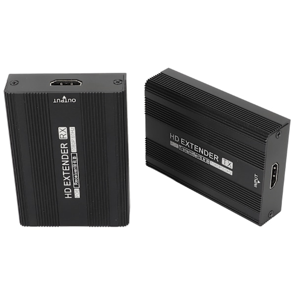 HD Multimedia Interface Extender 200m 1080P Distorsionsfri POE Enkel Power Over Ethernet Cat 6 Extender 100V?240V EU-kontakt