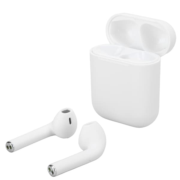 Bluetooth 5.0 Hörlurar Trådlösa Öronproppar Smart Touch Control Binaural Sport Öronproppar Hörlurar Vit