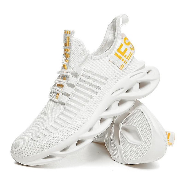 Sommar Sport Joggingskor, Lätta och Andningsbara Utomhusskor White 10