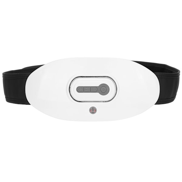 USB Uppladdningsbart Menstruationsvärmebälte Midja Buk Massage Smärtlindring (Vit Fjärrkontroll Typ)