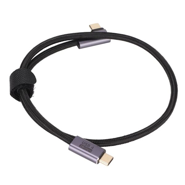 Typ C till Typ C Vinkel Datakabel 100W Snabbladdning Slitstark Guldplätering Plug and Play USB-kabel för Laptops 50cm/19.7in